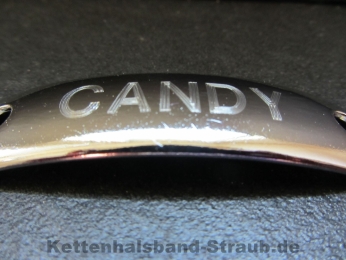 Wir idividualisieren Sprenger Kettenhalsbänder durch eine Diamantgravur!